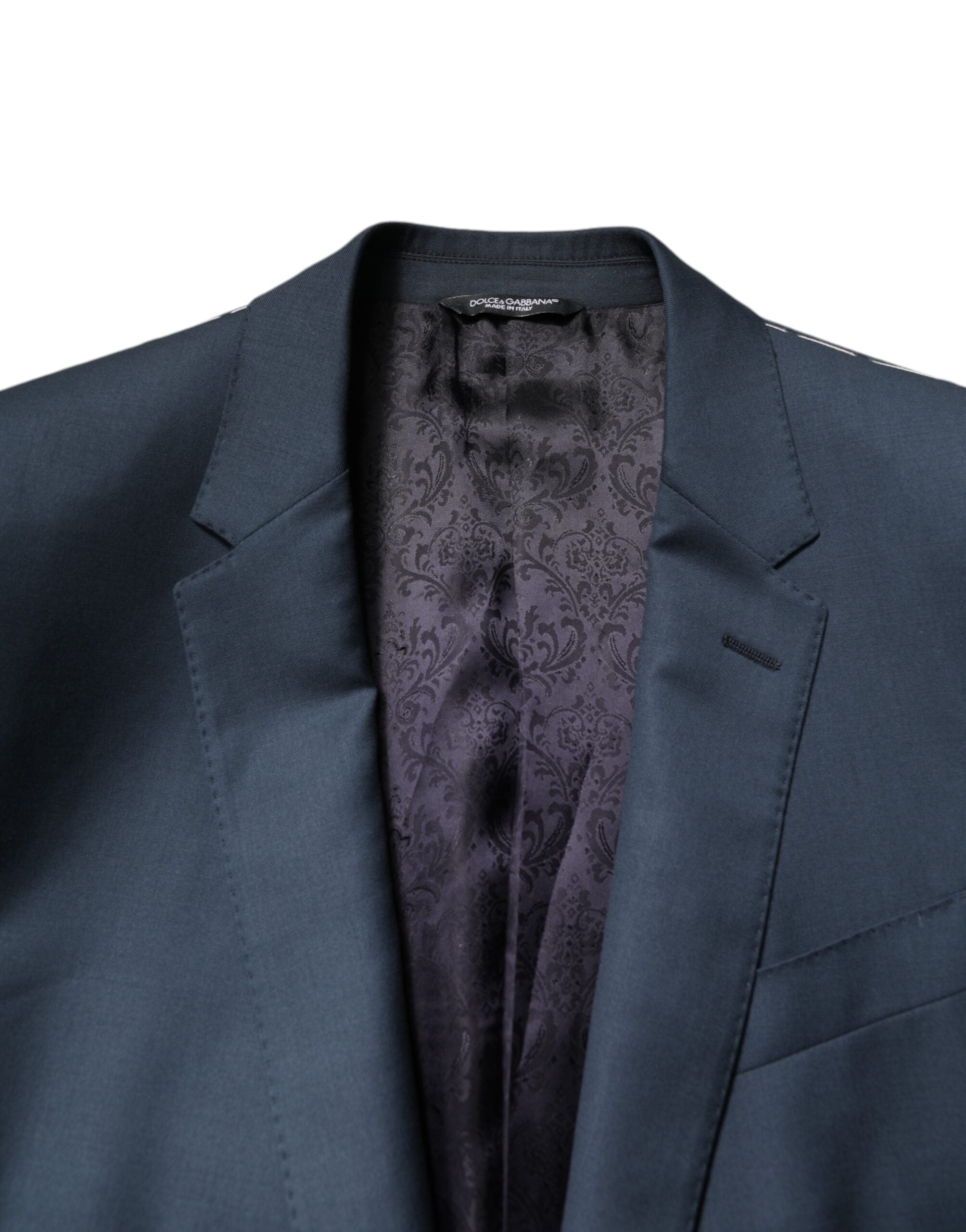 Blue Single Breasted Men Coat MARTINI Blazer