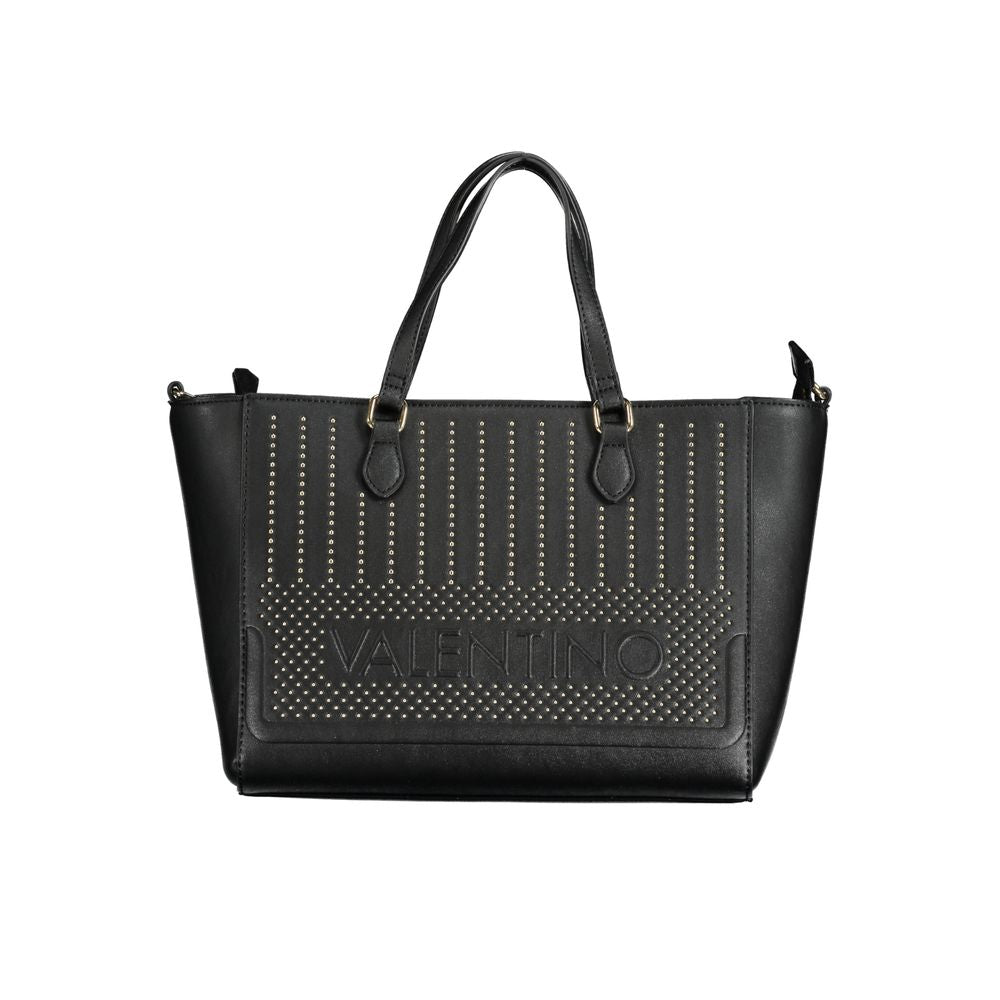 Black Polyurethane Women's Bag