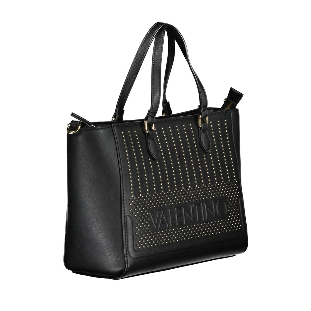 Black Polyurethane Women's Bag
