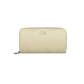 Beige Polyester Women Wallet