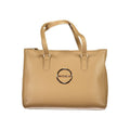 Beige Polyethylene Handbag