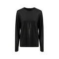 Black Viscose Long Sleeve