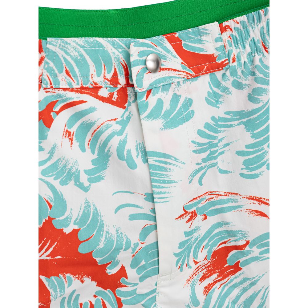 White Polyamide Swim Shorts