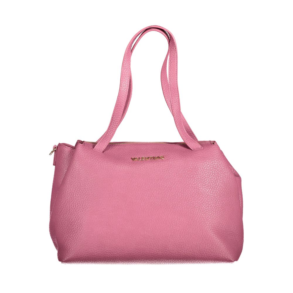 Pink Polyethylene Handbag