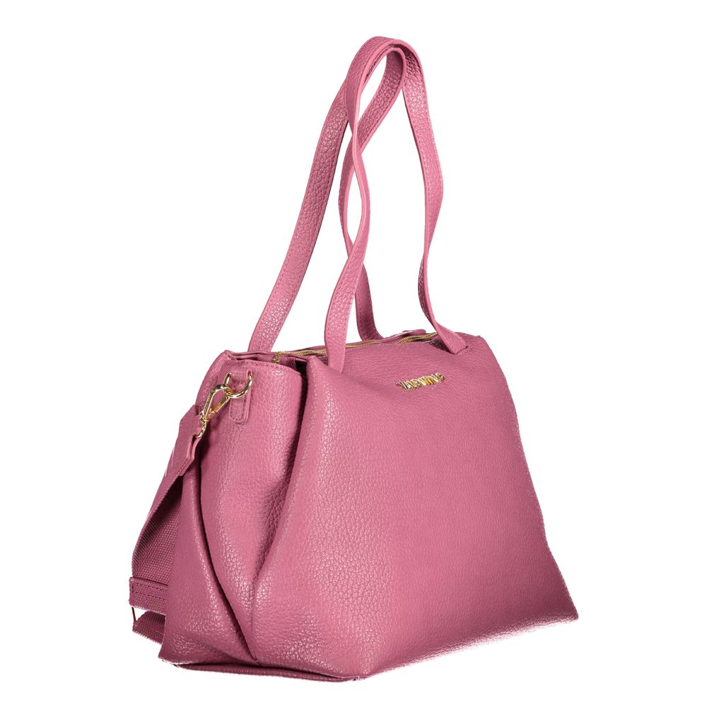 Pink Polyethylene Handbag