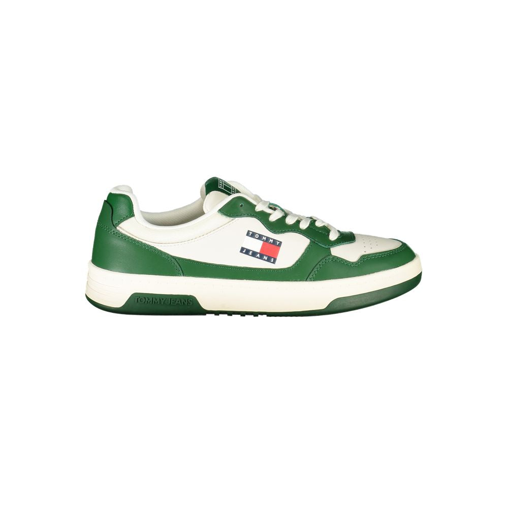 Weißer Sneaker aus Polyester