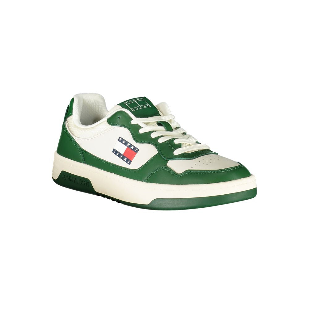 Weißer Sneaker aus Polyester