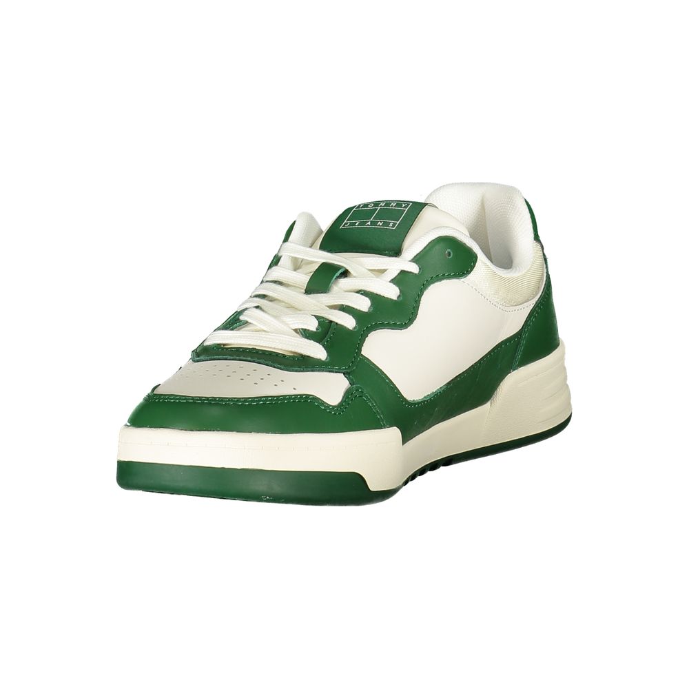 Weißer Sneaker aus Polyester