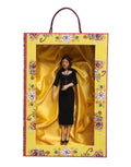 Black Dress Ceramic Porcelain Fashion Leather Sicily Dolls