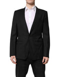 Black GOLD Single Breasted Suit Coat Blazer