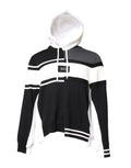 Multicolor Logo Pullover Hooded Sweater