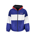Blaue Polyester Herren-Wendejacke