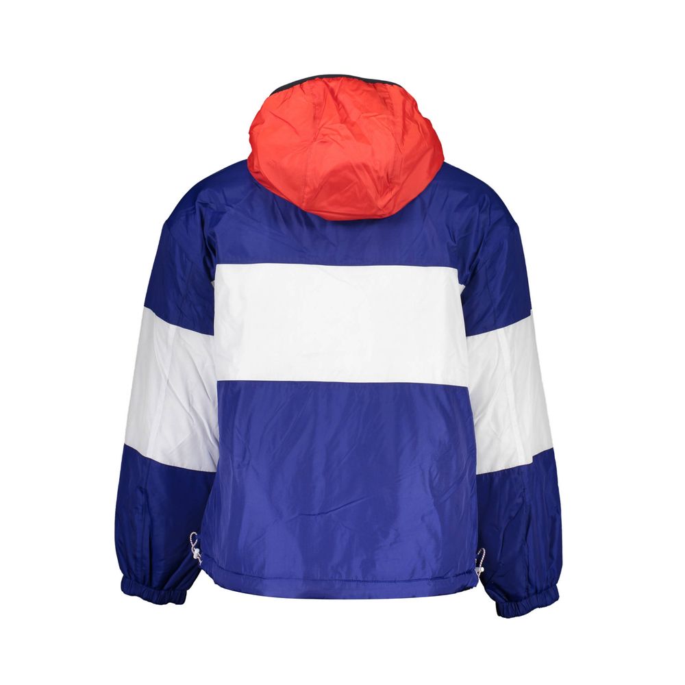 Blaue Polyester Herren-Wendejacke