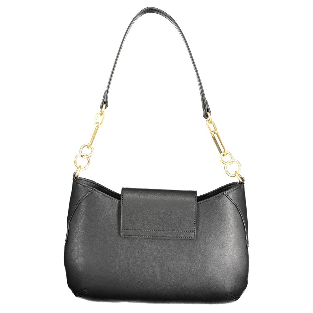 Nero Polyurethane Women's Bag with Versatile Design