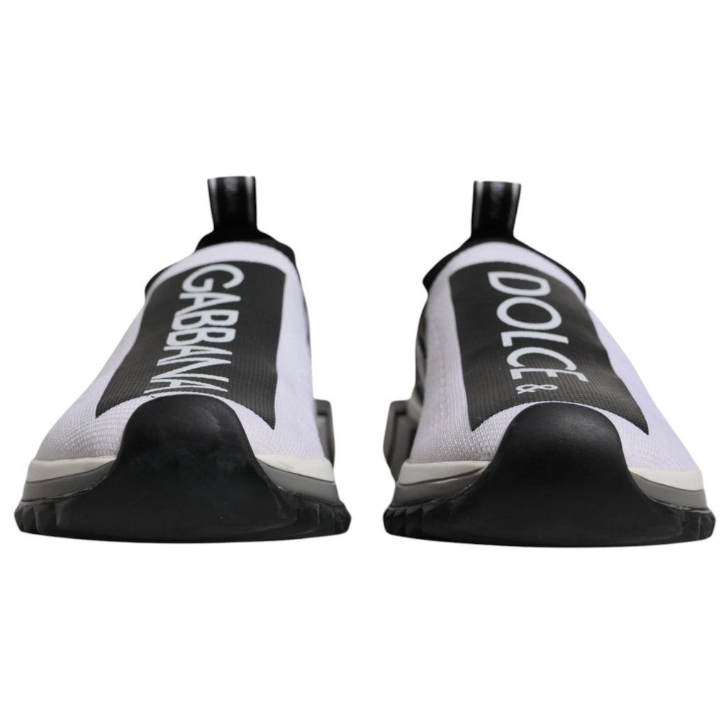 White Black Slip On Sorrento Sneakers Shoes