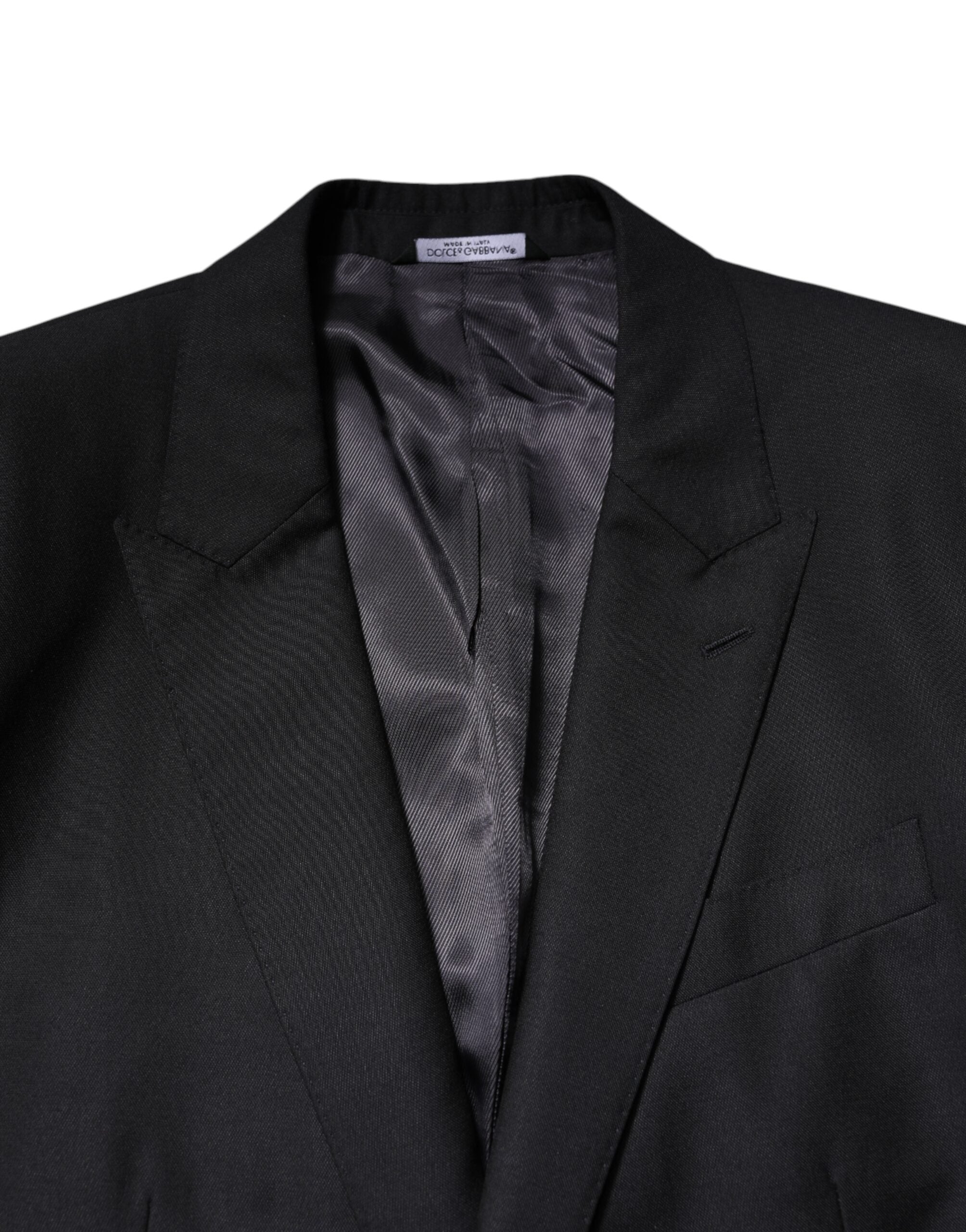 Dark Blue MARTINI Wool Blazer Coat Jacket