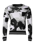 Multicolor Logo Crew Neck Pullover Sweater