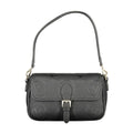 Nero Poliuretano Women Bag with Adjustable Straps and Pockets