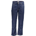 Blue Cotton Women Jeans