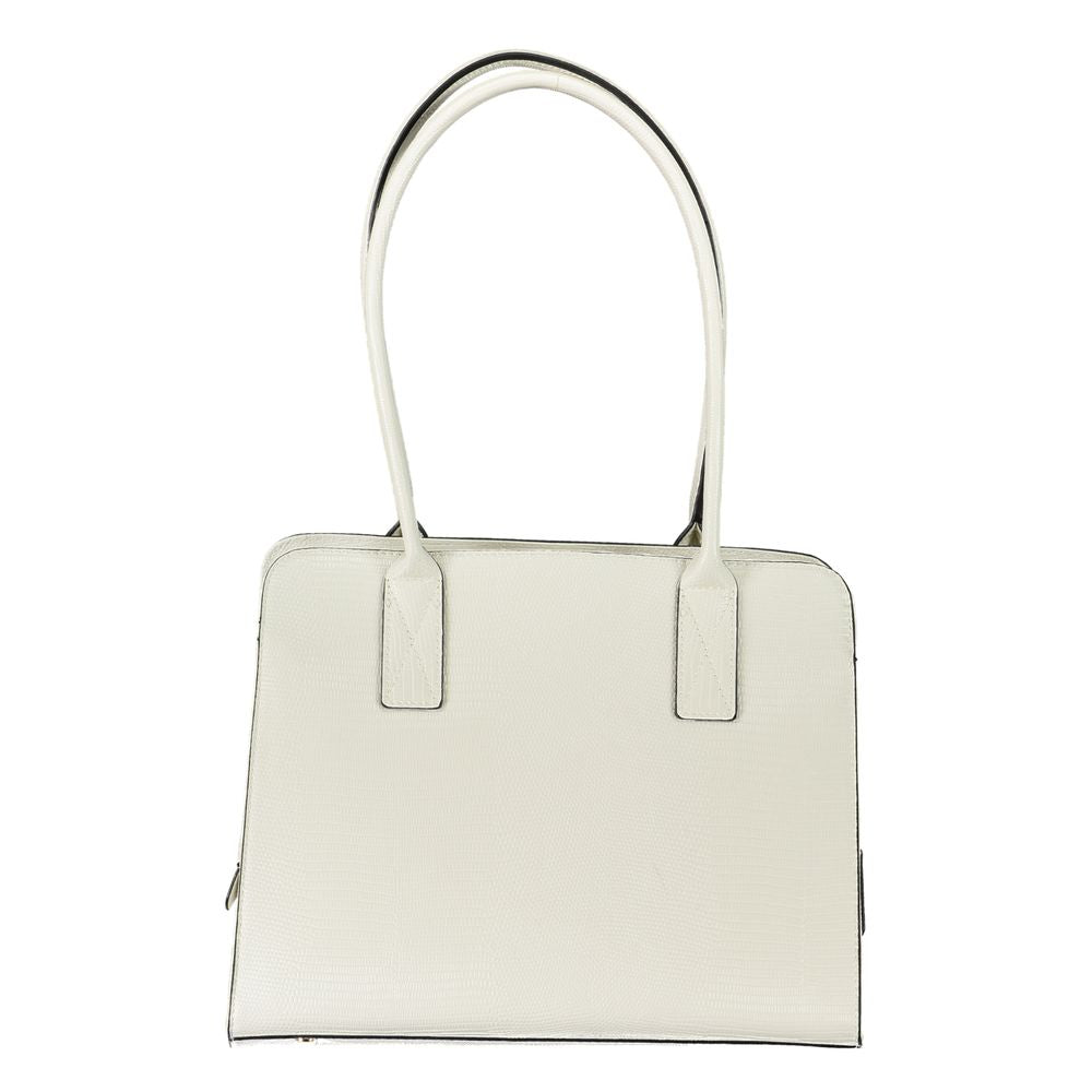 White Polyurethane Women's Bag