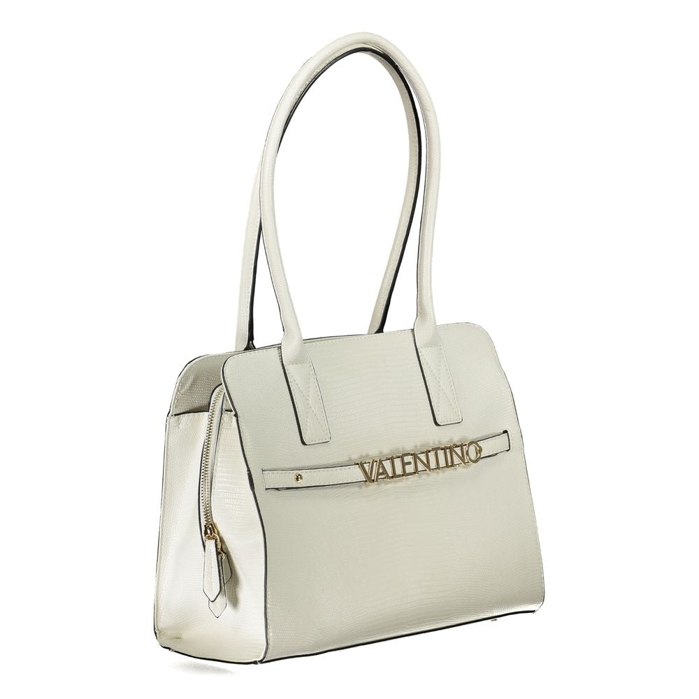 White Polyurethane Women's Bag