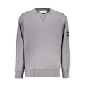 Grauer Baumwollpullover für Männer