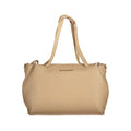Beige Polyethylene Handbag