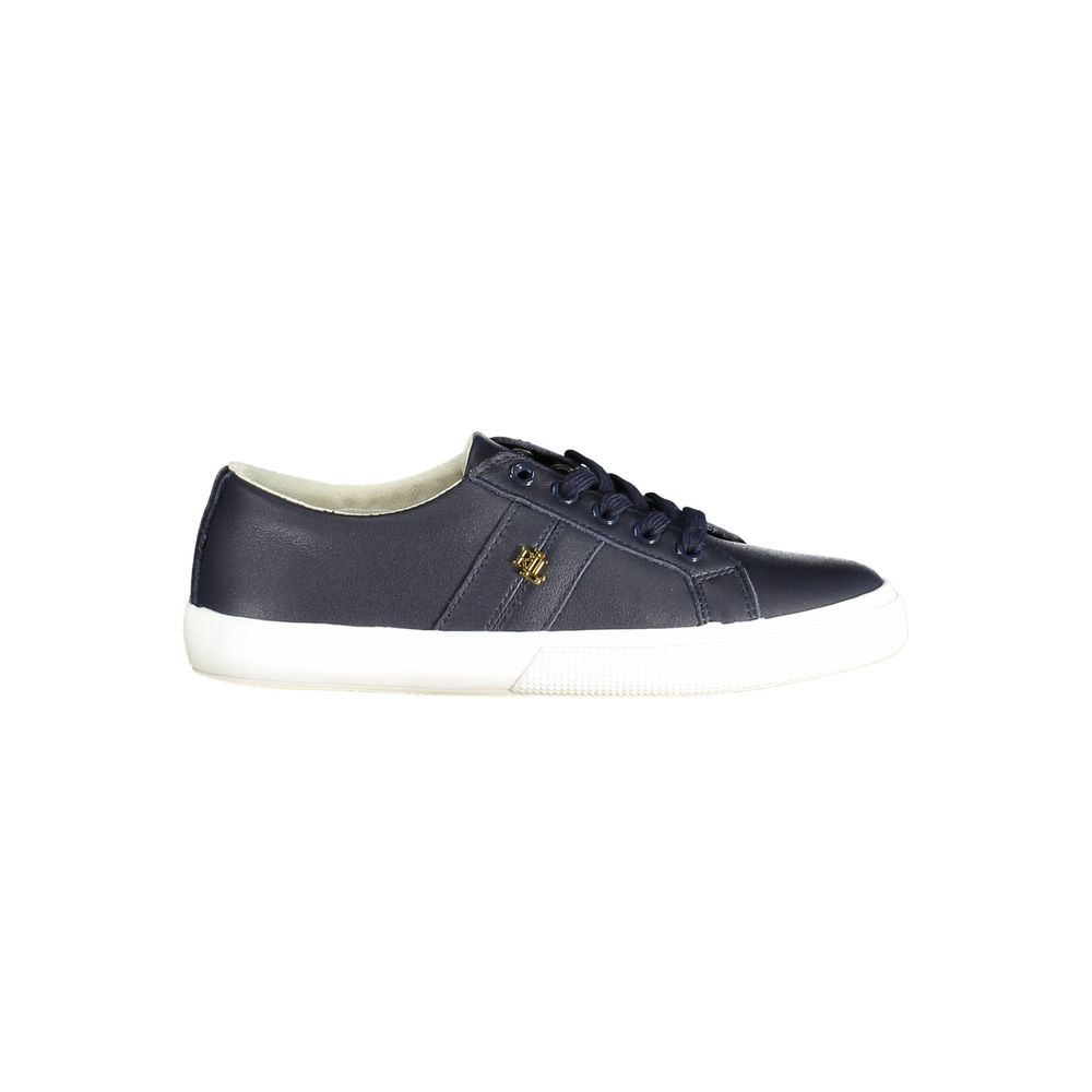 Blauer Polyester-Sneaker