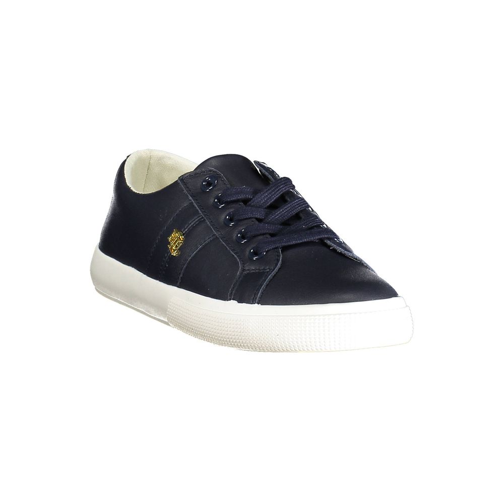 Blauer Polyester-Sneaker
