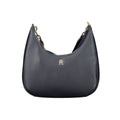 Blue Polyester Women Shoulder Bag