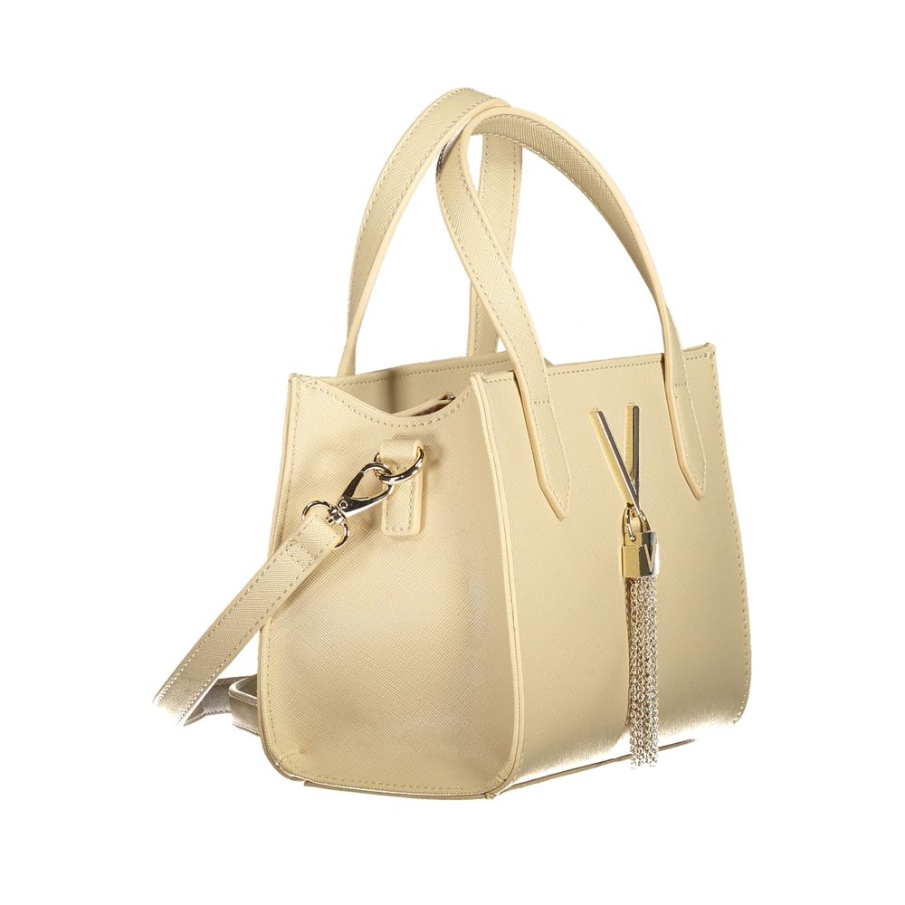 Beige Polyethylene Handbag
