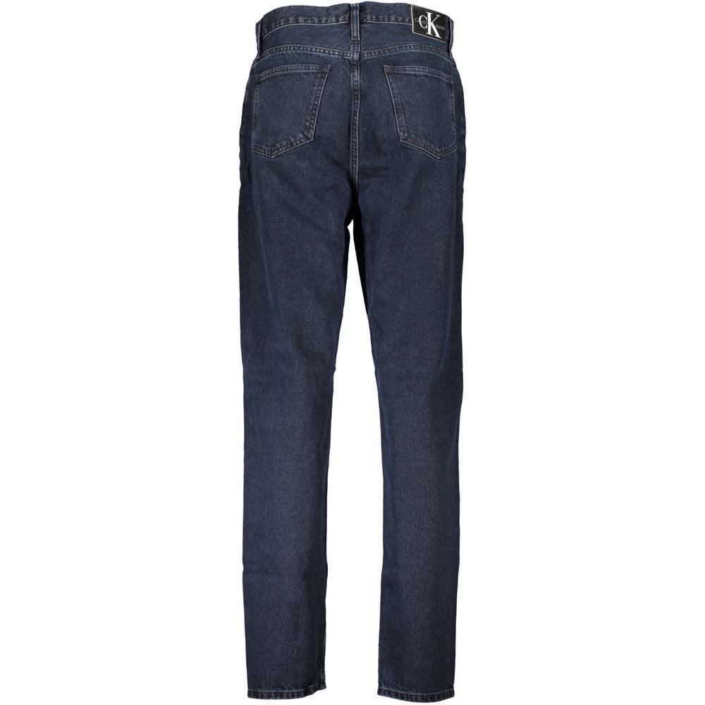 Blaue Recycelte Baumwolle Damen Jeans