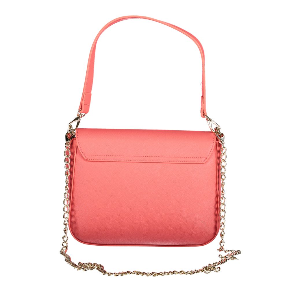 Pink Polyethylene Handbag