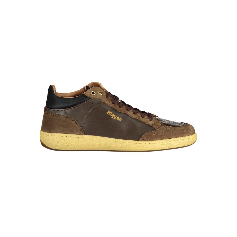Brauner Sneaker aus Polyester