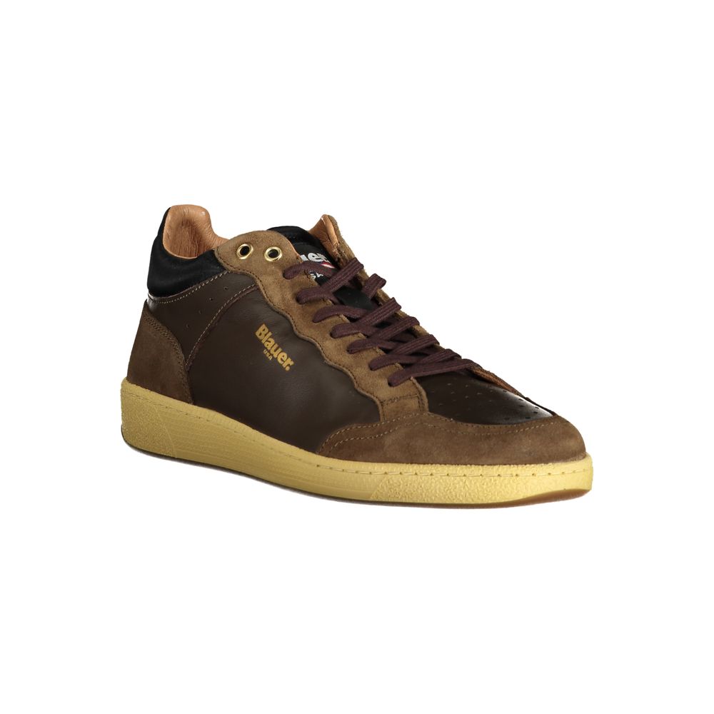 Brauner Sneaker aus Polyester