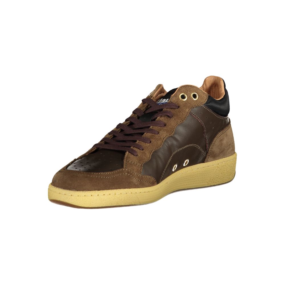Brauner Sneaker aus Polyester