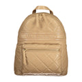 Beige Polyethylene Backpack