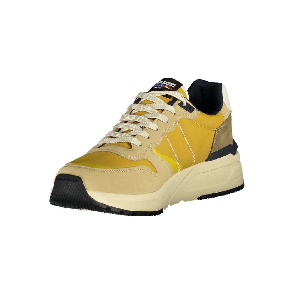 Beige Polyester Sneaker