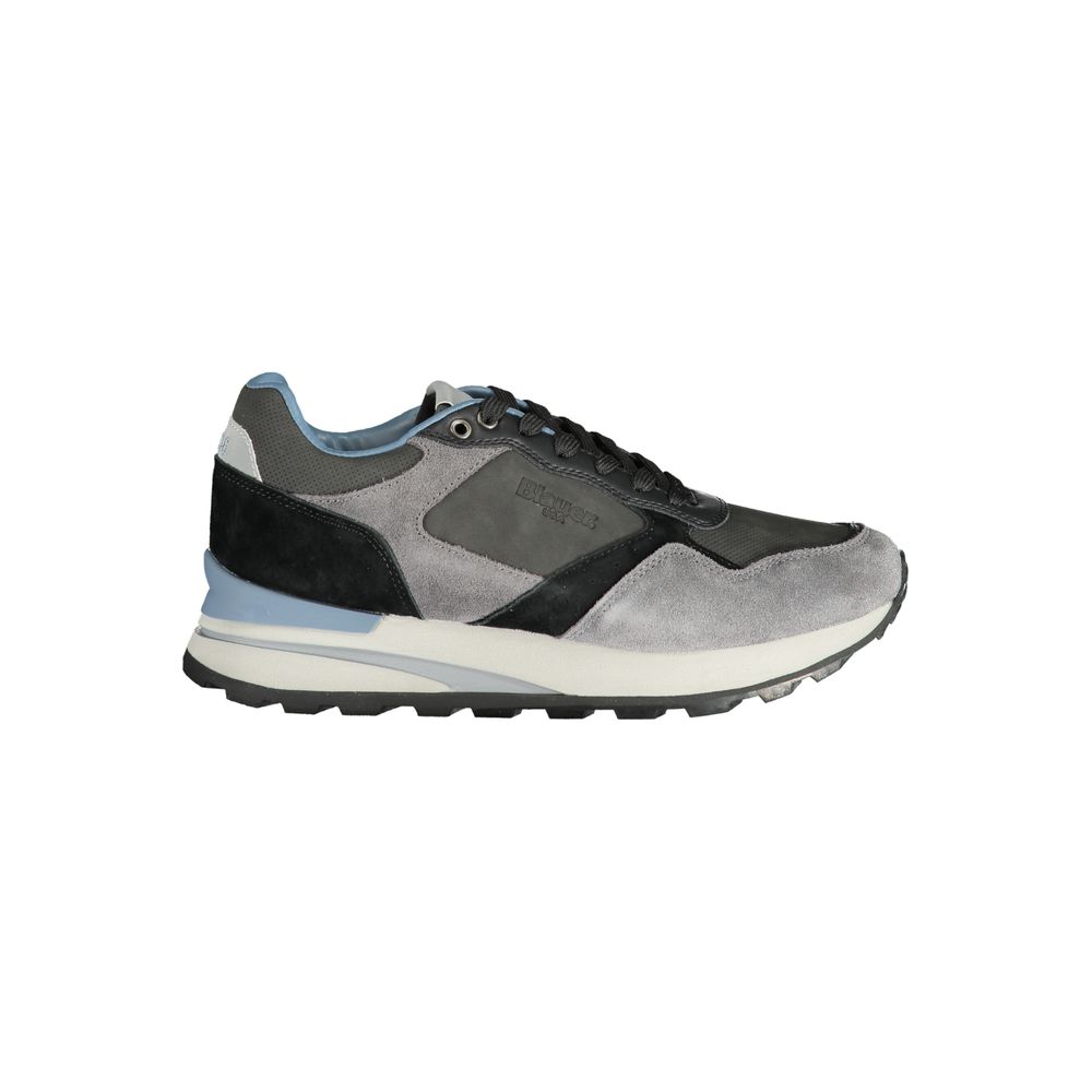 Grauer Polyester-Sneaker
