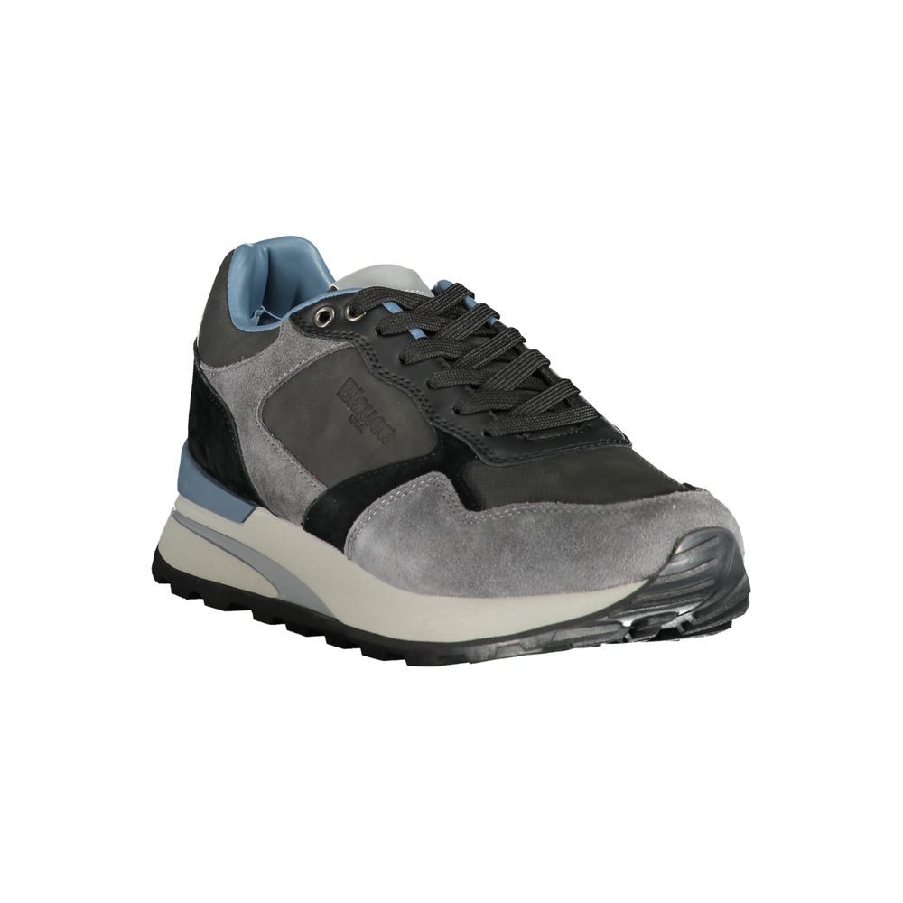 Grauer Polyester-Sneaker