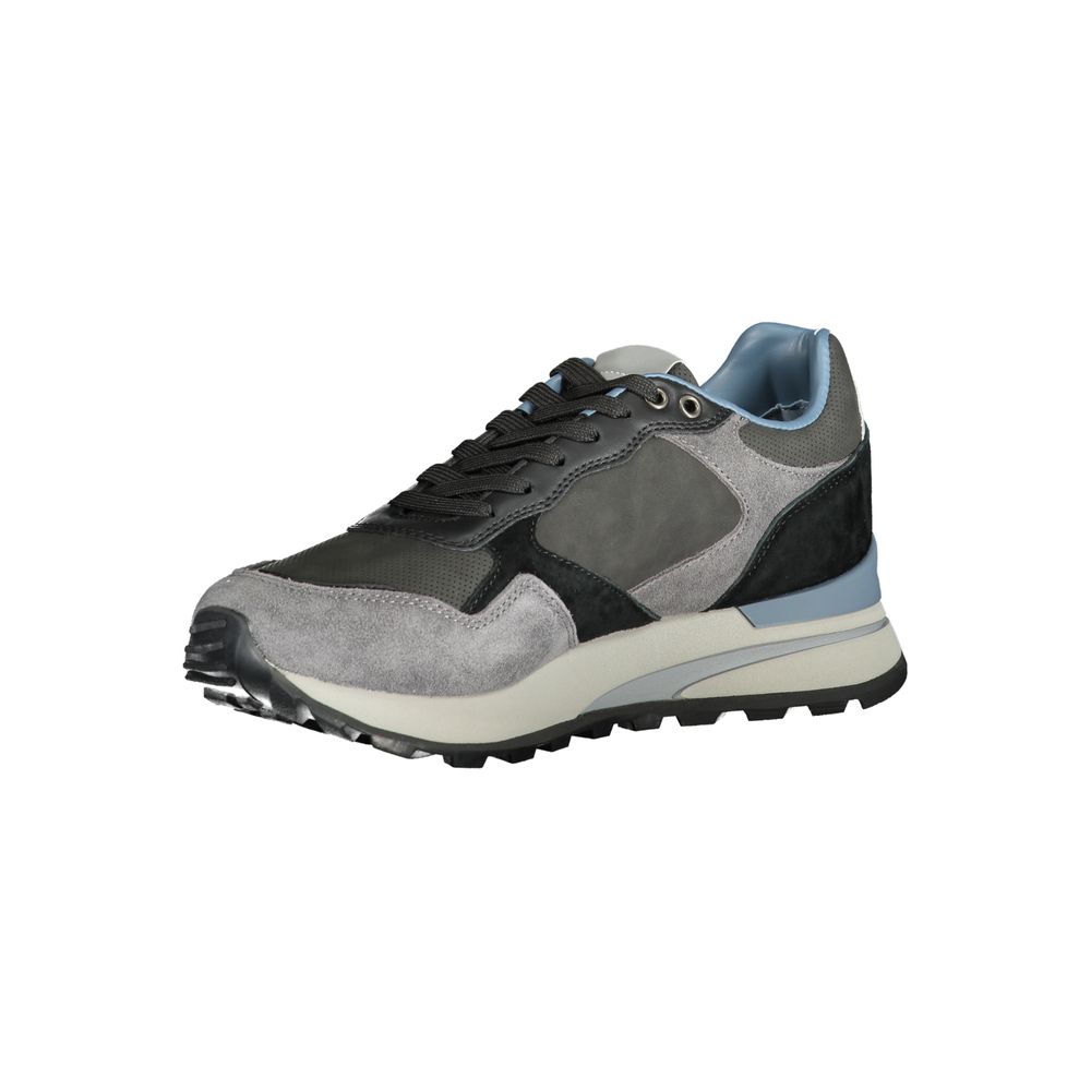 Grauer Polyester-Sneaker