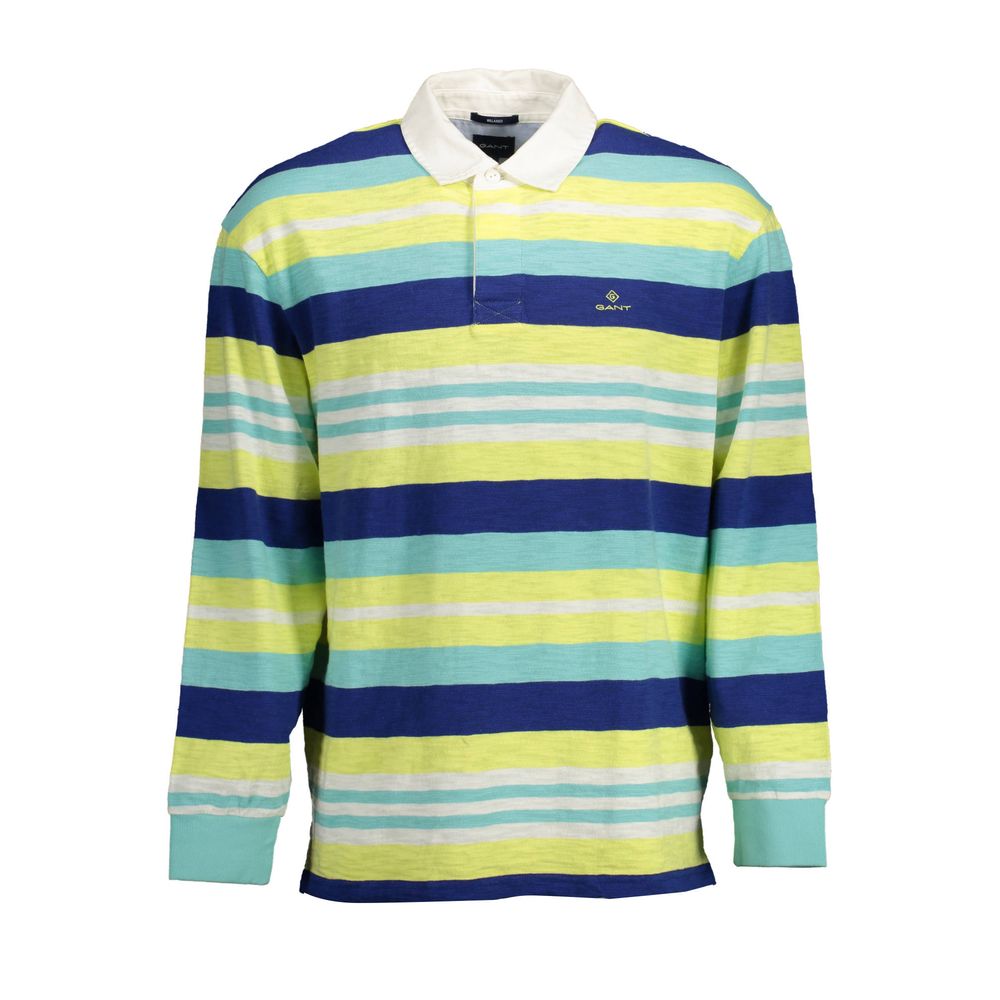 Gelbes Baumwoll-Poloshirt