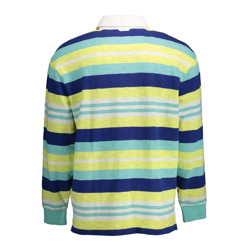 Gelbes Baumwoll-Poloshirt