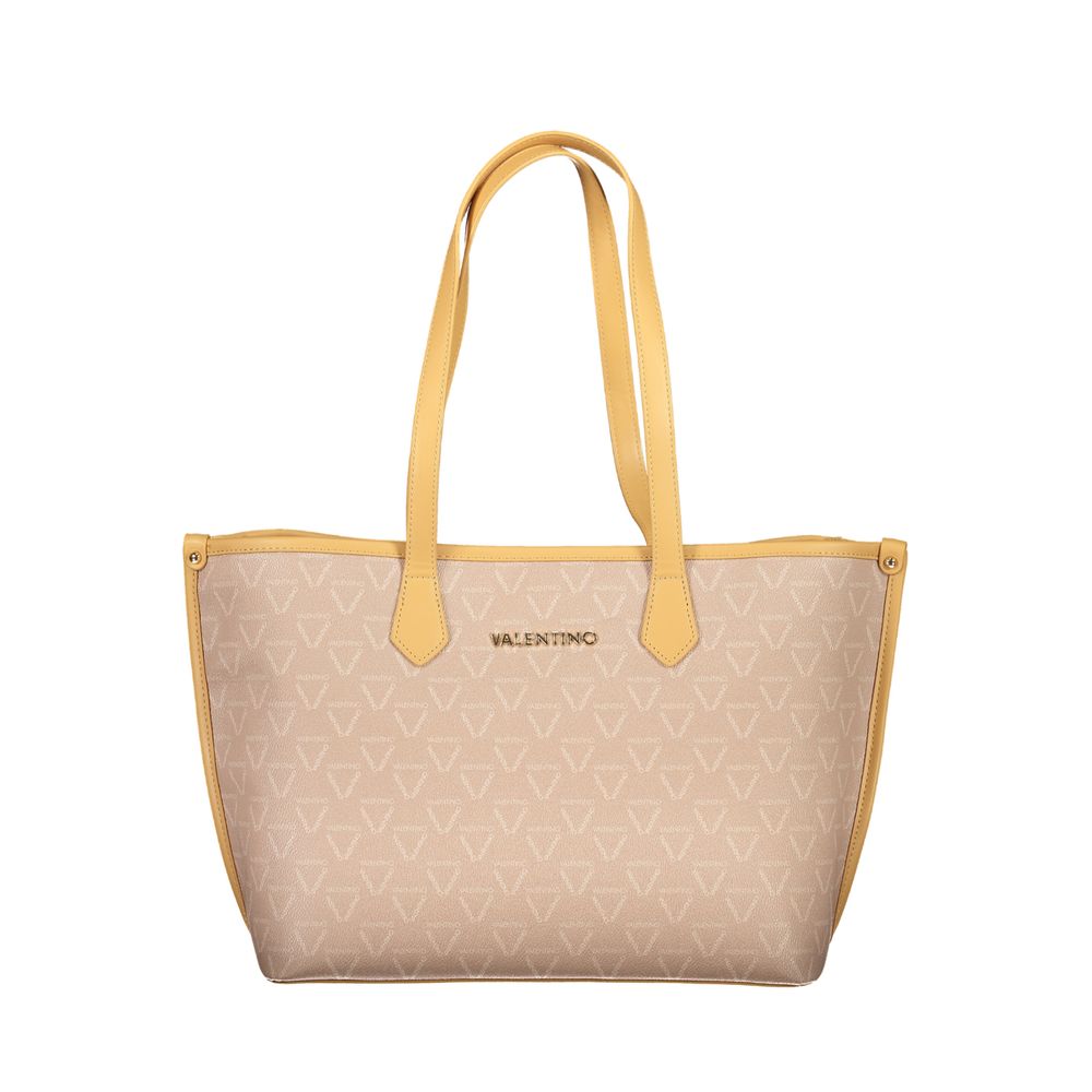 Beige Polyethylene Handbag