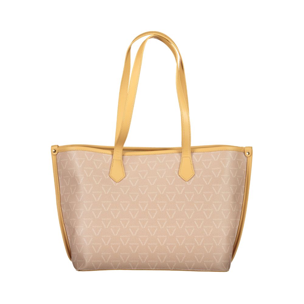 Beige Polyethylene Handbag