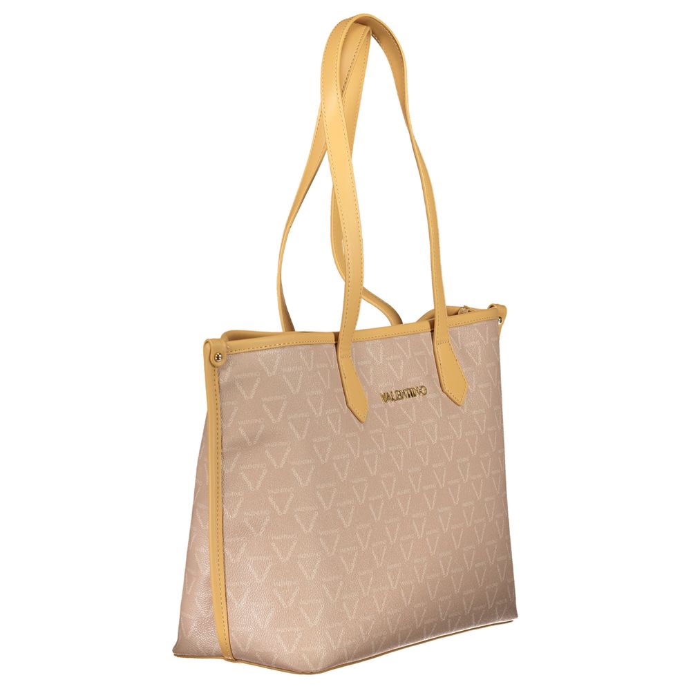 Beige Polyethylene Handbag