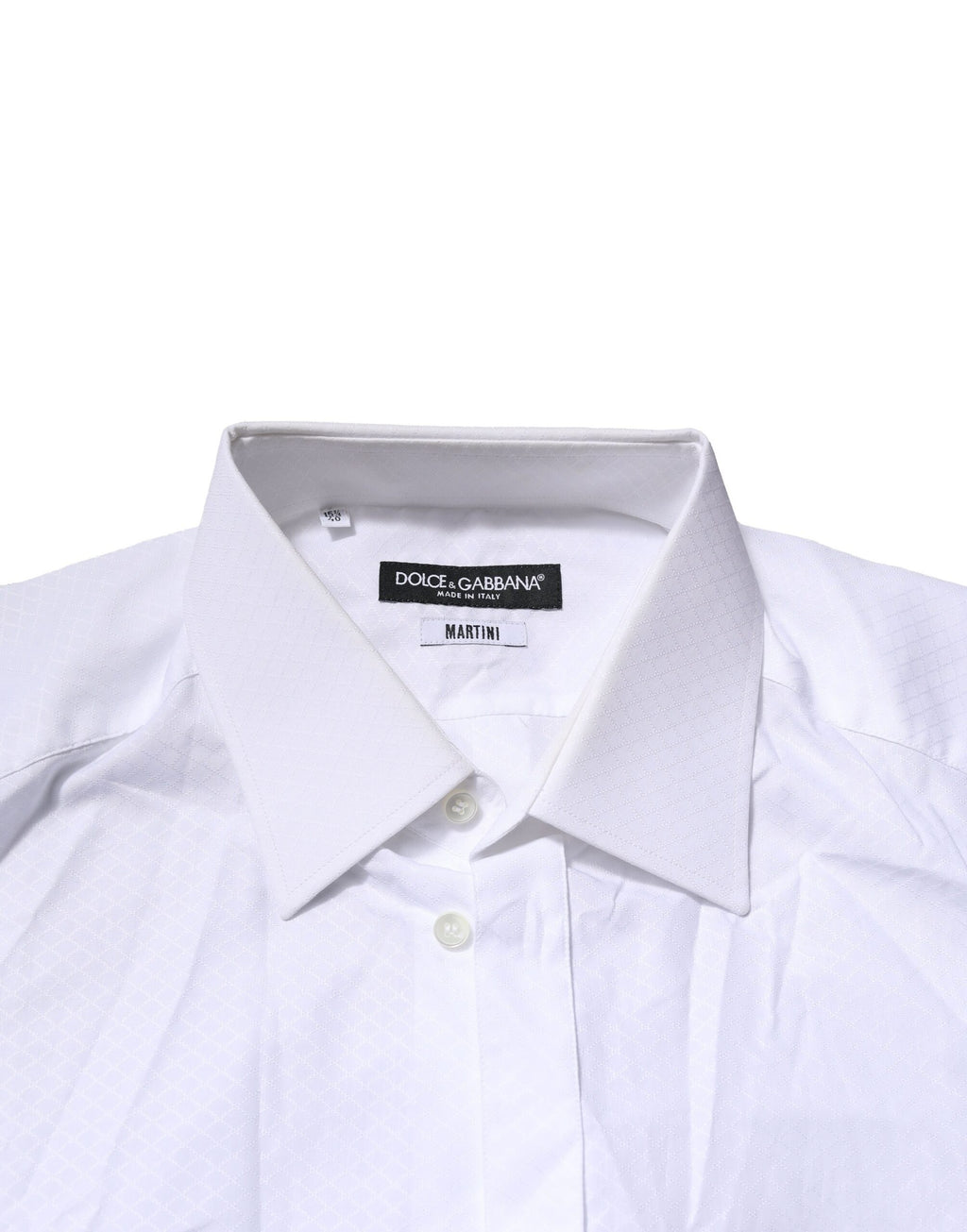 White MARTINI Long Sleeve Dress Formal Shirt