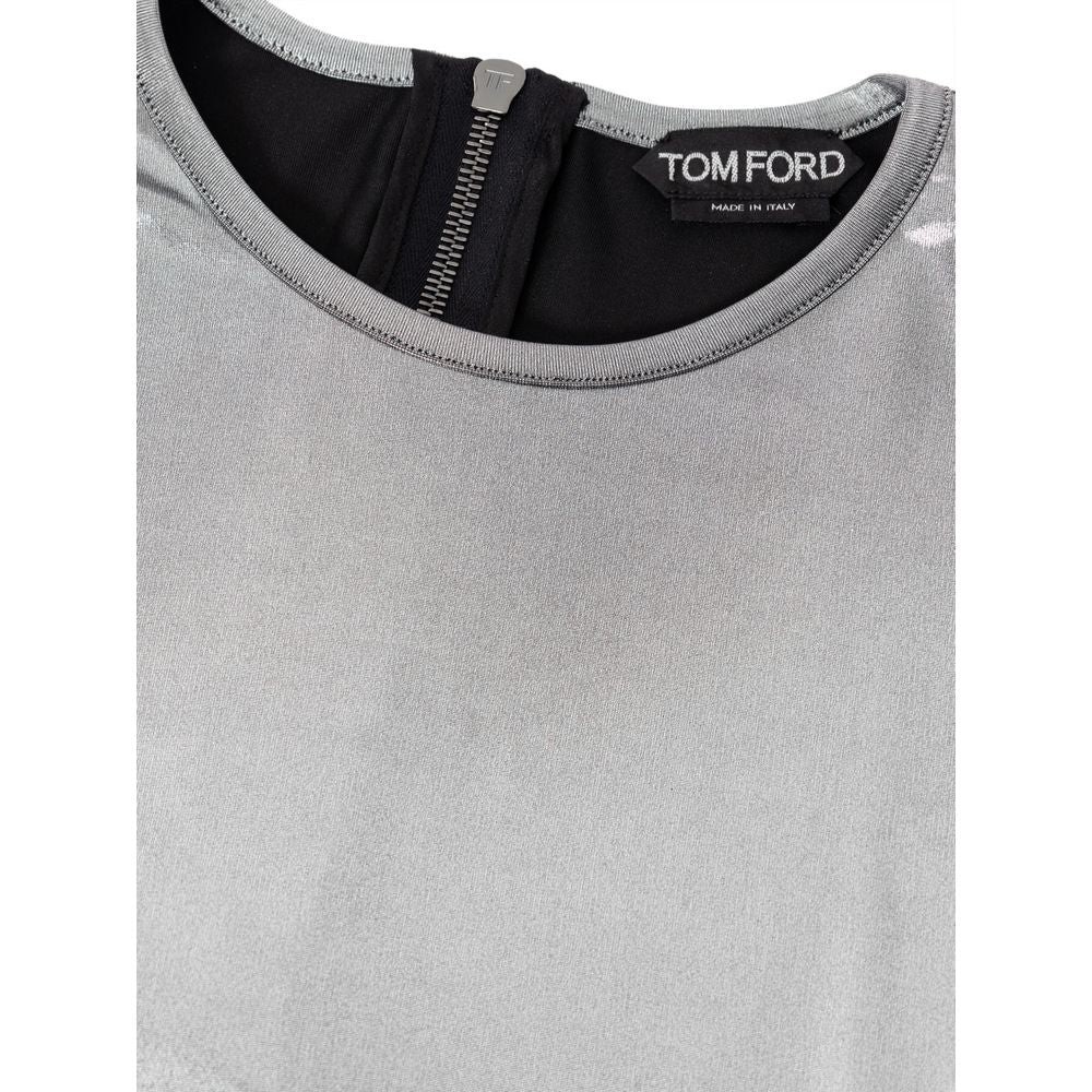 Gray Viscose Long Sleeve