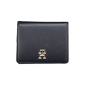 Blue Polyurethane Women Wallet