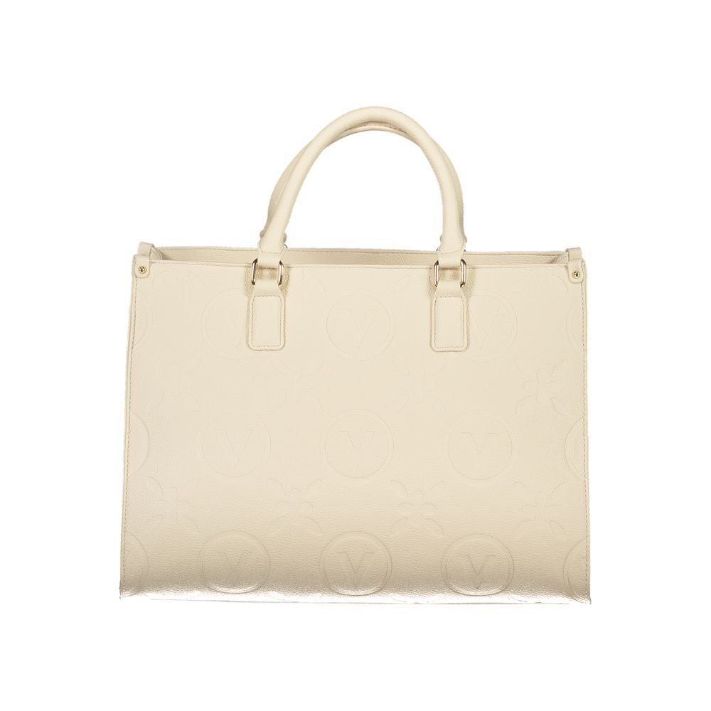 Beige Polyethylene Handbag